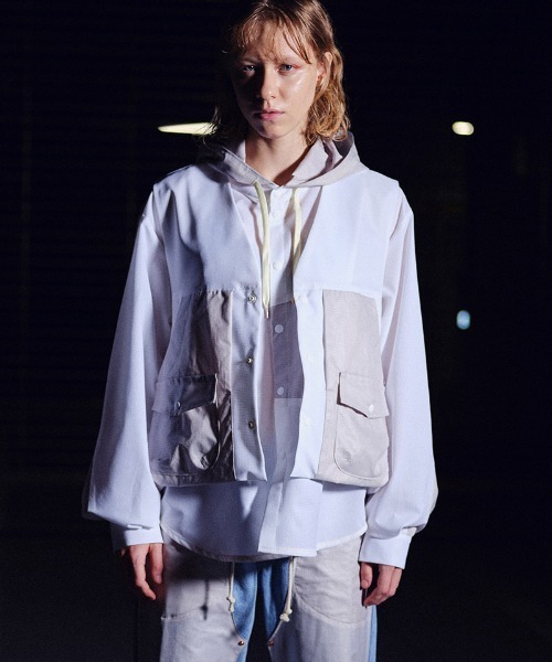 masterkey(マスターキー)の「mcg3745-COMFORT -VEST ハンティングベスト(MK26S-V-01)(ベスト・メンズ・ブラック/ホワイト/パープル・2/1)」の1枚目の写真