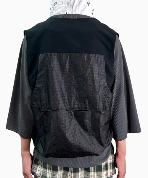 masterkey(マスターキー)の「mcg3745-COMFORT -VEST ハンティングベスト(MK26S-V-01)(ベスト・メンズ・ブラック/ホワイト/パープル・2/1)」の4枚目の写真