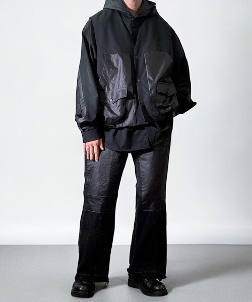 masterkey(マスターキー)の「mcg3745-COMFORT -VEST ハンティングベスト(MK26S-V-01)(ベスト・メンズ・ブラック/ホワイト/パープル・2/1)」の5枚目の写真