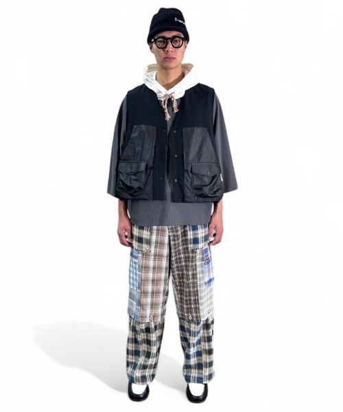 masterkey(マスターキー)の「mcg3745-COMFORT -VEST ハンティングベスト(MK26S-V-01)(ベスト・メンズ・ブラック/ホワイト/パープル・2/1)」の6枚目の写真