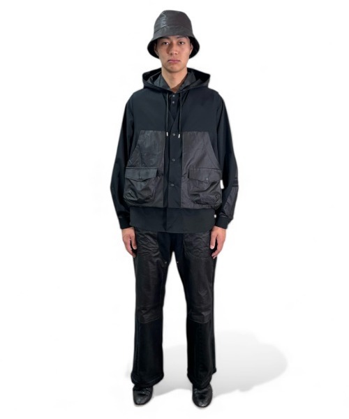 masterkey(マスターキー)の「mcg3745-COMFORT -VEST ハンティングベスト(MK26S-V-01)(ベスト・メンズ・ブラック/ホワイト/パープル・2/1)」の7枚目の写真