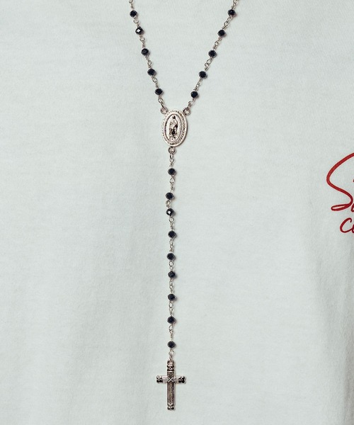Subciety(サブサエティ)の「Rosary necklace(ネックレス・メンズ・シルバー/ゴールド・FREE)」の2枚目の写真