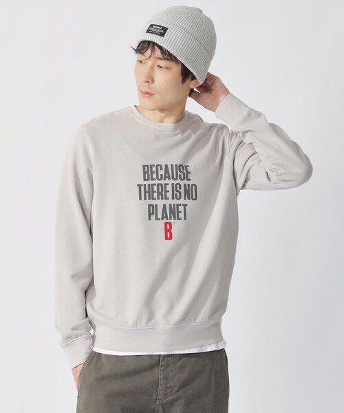 ECOALF(エコアルフ)の「BARDERA BECAUSE スウェット / BARDERA SWEATSHIRT MAN(スウェット・メンズ・ライトグレー/ブルー/グレー系その他2・L/M)」の4枚目の写真