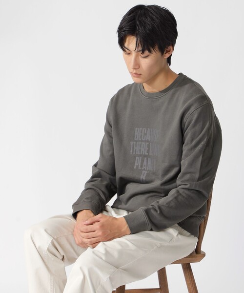 ECOALF(エコアルフ)の「BARDERA BECAUSE スウェット / BARDERA SWEATSHIRT MAN(スウェット・メンズ・ライトグレー/ブルー/グレー系その他2・L/M)」の5枚目の写真