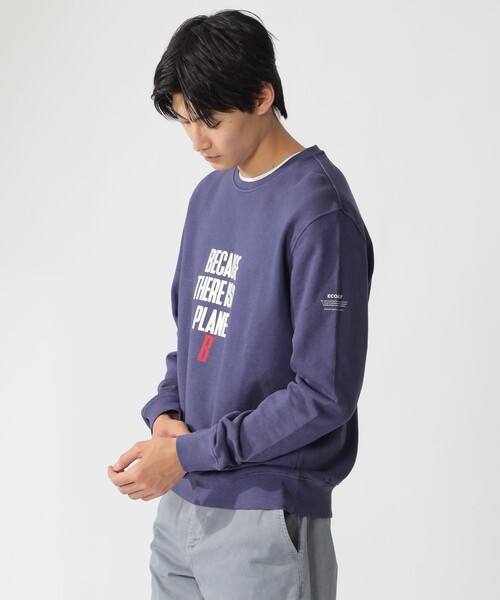 ECOALF(エコアルフ)の「BARDERA BECAUSE スウェット / BARDERA SWEATSHIRT MAN(スウェット・メンズ・ライトグレー/ブルー/グレー系その他2・L/M)」の7枚目の写真