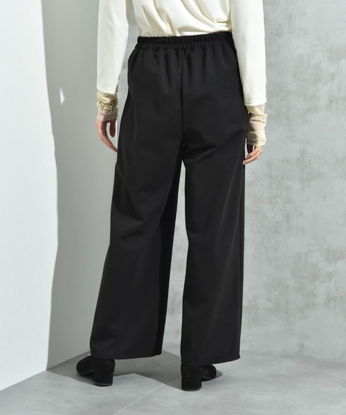 INTERPLANET（インタープラネット）の「ウールライク裏起毛セットアップ（ワンピース・レディース・ブラック/チャコールグレー・FREE）」の8枚目の写真