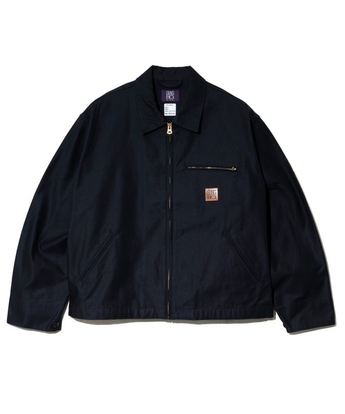 GUNG HO（ガンホー）の「GUNG HO/ ガンホー　BACK SATIN WORK JACKET（ブルゾン・メンズ・ベージュ/ブラック・MEDIUM/X-LARGE/LARGE）」の9枚目の写真