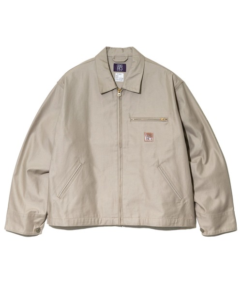 GUNG HO（ガンホー）の「GUNG HO/ ガンホー　BACK SATIN WORK JACKET（ブルゾン・メンズ・ベージュ/ブラック・MEDIUM/X-LARGE/LARGE）」の12枚目の写真