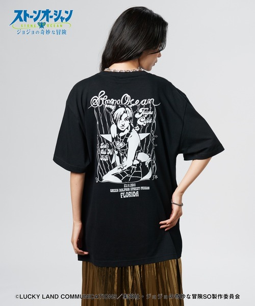 glamb(グラム)の「2 tone Jolyne T-shirts(Tシャツ/カットソー・メンズ・ホワイト/ブラック・S/M/L/XL)」の1枚目の写真