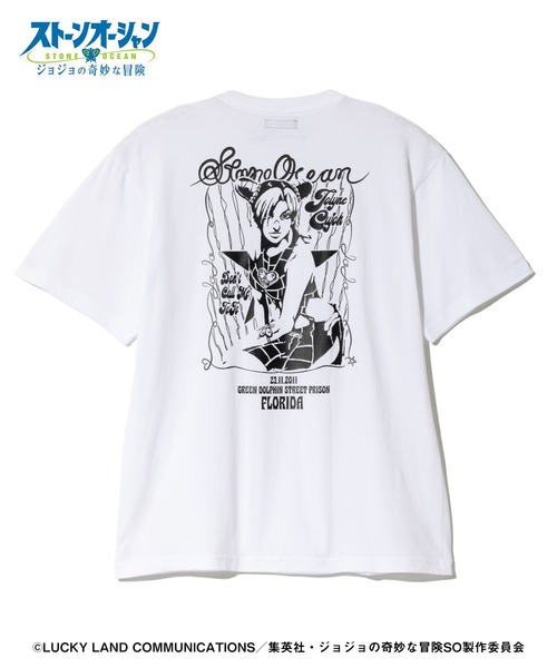 glamb(グラム)の「2 tone Jolyne T-shirts(Tシャツ/カットソー・メンズ・ホワイト/ブラック・S/M/L/XL)」の5枚目の写真