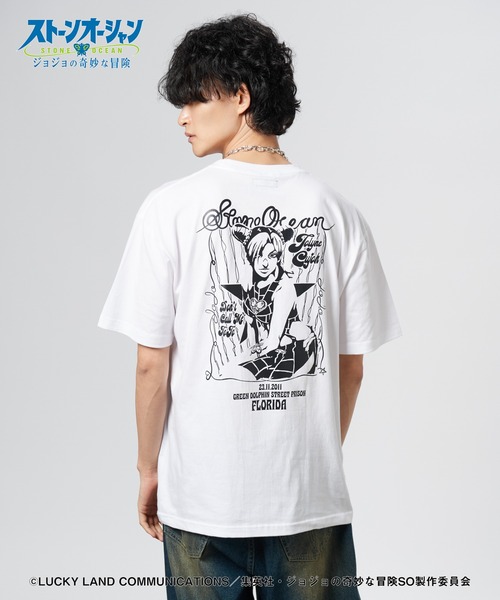 glamb(グラム)の「2 tone Jolyne T-shirts(Tシャツ/カットソー・メンズ・ホワイト/ブラック・S/M/L/XL)」の8枚目の写真