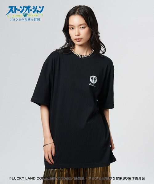 glamb(グラム)の「2 tone Jolyne T-shirts(Tシャツ/カットソー・メンズ・ホワイト/ブラック・S/M/L/XL)」の9枚目の写真