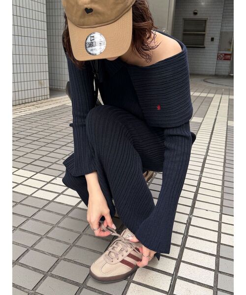 LAGUNAMOON（ラグナムーン）の「【adidas】GAZELLE INDOOR（スニーカー・レディース・ベージュ・23.5/24.5）」の11枚目の写真