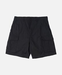 COTTON RIPSTOP BDU SHORTS _ BLACK