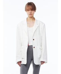 Shirring Pocket Blazer Off-White
