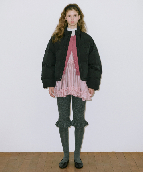 SINOON(シヌーン)の「Puffer Jacket (Black)(ダウンジャケット/コート・レディース・ブラック・FREE)」の2枚目の写真