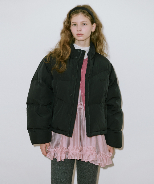 SINOON(シヌーン)の「Puffer Jacket (Black)(ダウンジャケット/コート・レディース・ブラック・FREE)」の4枚目の写真