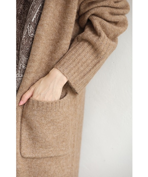 cawaii（カワイイ）の「(NEW)触ればやみつき ふわもちカーディガン（カーディガン/ボレロ・レディース・ブラウン/ブラック/ライトブルー・FREE）」の6枚目の写真