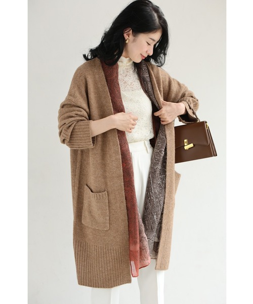 cawaii（カワイイ）の「(NEW)触ればやみつき ふわもちカーディガン（カーディガン/ボレロ・レディース・ブラウン/ブラック/ライトブルー・FREE）」の21枚目の写真