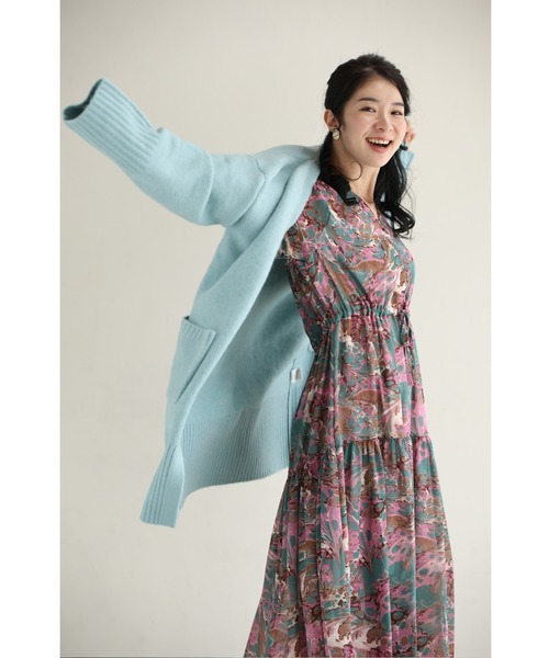 cawaii（カワイイ）の「(NEW)触ればやみつき ふわもちカーディガン（カーディガン/ボレロ・レディース・ブラウン/ブラック/ライトブルー・FREE）」の10枚目の写真