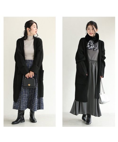 cawaii（カワイイ）の「(NEW)触ればやみつき ふわもちカーディガン（カーディガン/ボレロ・レディース・ブラウン/ブラック/ライトブルー・FREE）」の16枚目の写真