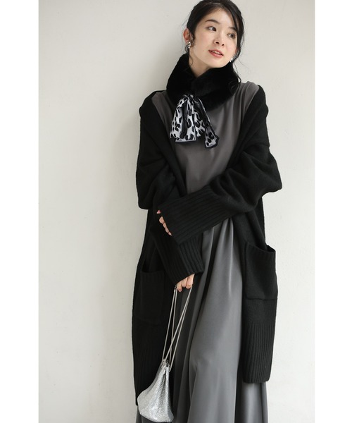 cawaii（カワイイ）の「(NEW)触ればやみつき ふわもちカーディガン（カーディガン/ボレロ・レディース・ブラウン/ブラック/ライトブルー・FREE）」の18枚目の写真