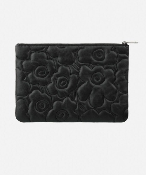 marimekko（マリメッコ）の「Unikko / Pouch Bag（クラッチバッグ・レディース・ブラック・FREE）」の2枚目の写真