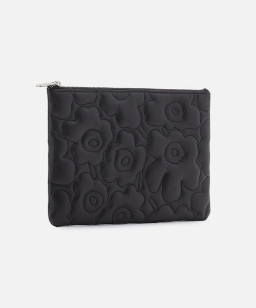 marimekko（マリメッコ）の「Unikko / Pouch Bag（クラッチバッグ・レディース・ブラック・FREE）」の3枚目の写真