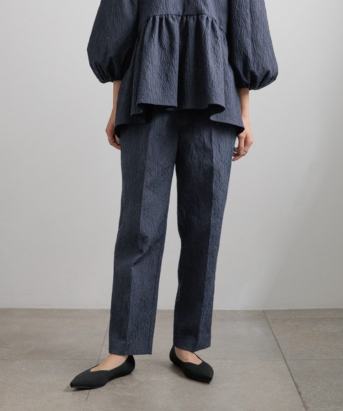 LOWRYS FARM(ローリーズファーム)の「daymeジャガードテーパードパンツ 628650(その他パンツ・レディース・ブラック/ネイビー・MEDIUM/LARGE)」の12枚目の写真