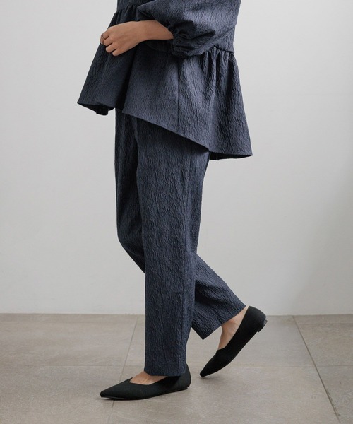 LOWRYS FARM(ローリーズファーム)の「daymeジャガードテーパードパンツ 628650(その他パンツ・レディース・ブラック/ネイビー・MEDIUM/LARGE)」の13枚目の写真