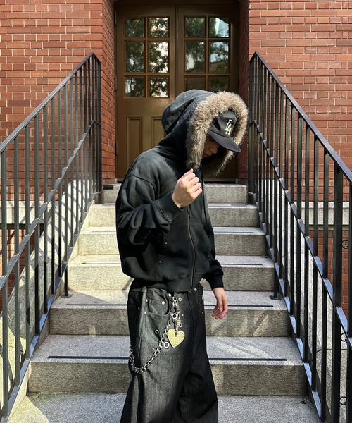 kutir（クティール）の「2WAY FAKE FUR HOOD ZIP PARKA／2WAYフェイク