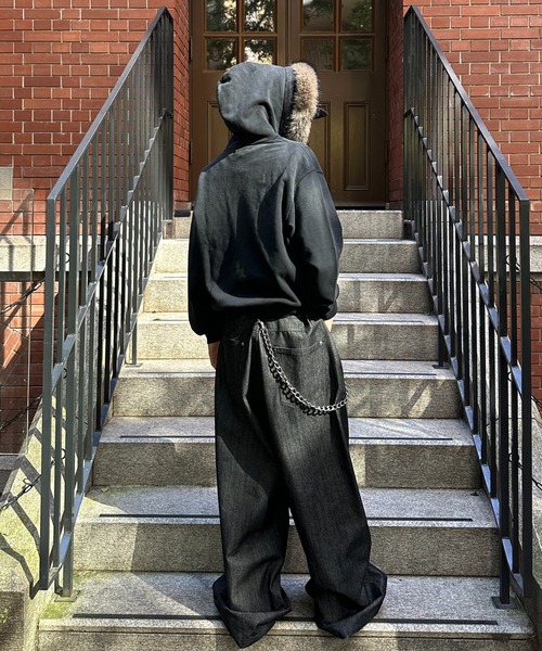 kutir（クティール）の「2WAY FAKE FUR HOOD ZIP PARKA／2WAYフェイク