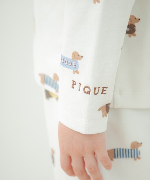 gelato pique（ジェラートピケ）の「【KIDS】ダックスフンド柄ロンT