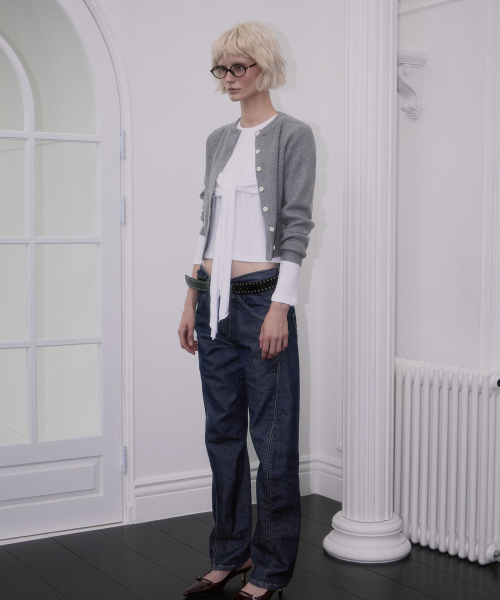ROSEFRANTZ（ロゼフランツ）の「Soft Nut Button Cardigan [Gray]（カーディガン/ボレロ・レディース・アッシュグレー・OS）」の3枚目の写真