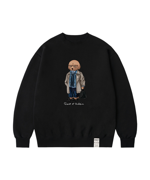 GRAVER（グレーバー）の「[ユニセックス]ペリトマンツーマン_4カラー（スウェット・レディース・ブラック/アイボリー系4/ライトグレー/ブラック系1/ブラック系その他4/ライトグレー系4/ネイビー系2/ライトグレー系3/ブラック系2/ブラック系その他3/ネイビー/ライトグレー系2/アイボリー系3/アイボリー系2/アイボリー/ネイビー系4/ネイビー系3・LARGE/MEDIUM/SMALL）」の7枚目の写真