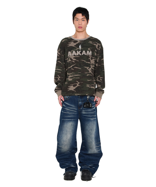 AAKAM(アーカム)の「Waffle Camouflage Long Sleeve (Khaki)(Tシャツ/カットソー・レディース・その他・1/2)」の11枚目の写真