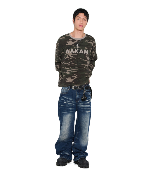 AAKAM(アーカム)の「Waffle Camouflage Long Sleeve (Khaki)(Tシャツ/カットソー・レディース・その他・1/2)」の12枚目の写真