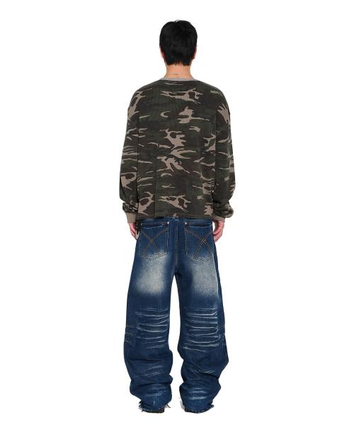 AAKAM(アーカム)の「Waffle Camouflage Long Sleeve (Khaki)(Tシャツ/カットソー・レディース・その他・1/2)」の14枚目の写真