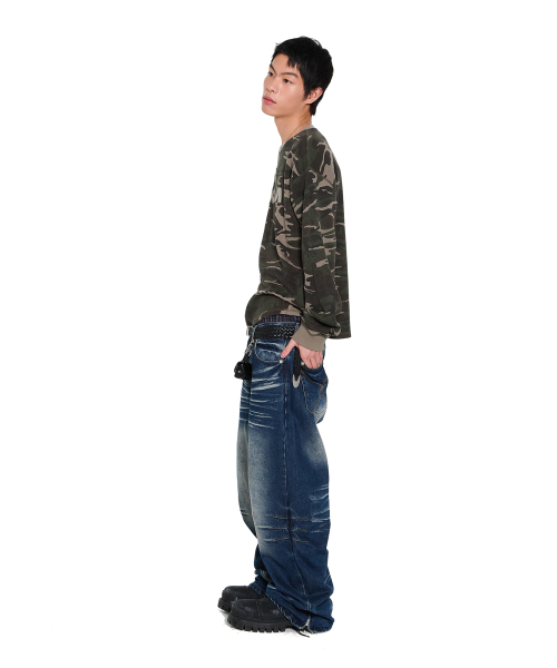 AAKAM(アーカム)の「Waffle Camouflage Long Sleeve (Khaki)(Tシャツ/カットソー・レディース・その他・1/2)」の15枚目の写真