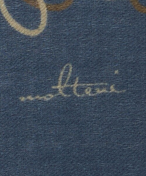 UNITED ARROWS（ユナイテッドアローズ）の「＜molteni＞サークルプリント ストール（マフラー・メンズ・ネイビー・FREE）」の3枚目の写真