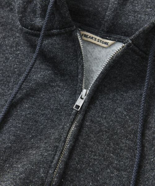 FREAK'S STORE(フリークスストア)の「リラックスフィット ウォッシャブル ウール コットン スウェット ジップパーカー(パーカー・メンズ・チャコールグレー/オレンジ/オフホワイト/グレー・MEDIUM/LARGE)」の22枚目の写真