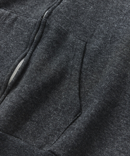 FREAK'S STORE(フリークスストア)の「リラックスフィット ウォッシャブル ウール コットン スウェット ジップパーカー(パーカー・メンズ・チャコールグレー/オレンジ/オフホワイト/グレー・MEDIUM/LARGE)」の20枚目の写真