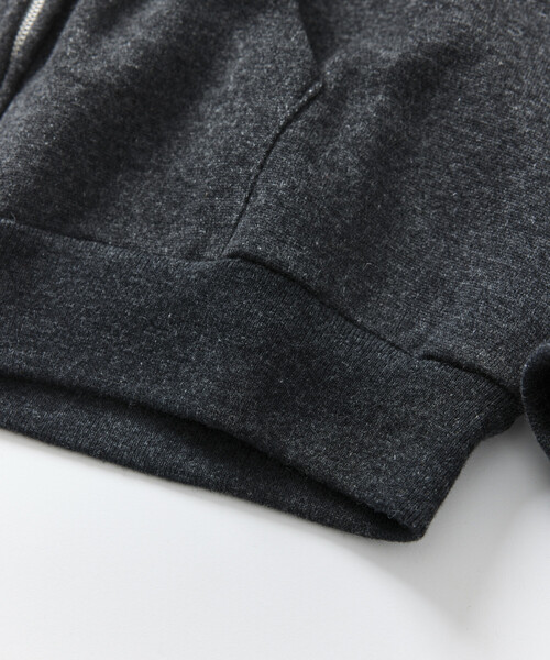FREAK'S STORE(フリークスストア)の「リラックスフィット ウォッシャブル ウール コットン スウェット ジップパーカー(パーカー・メンズ・チャコールグレー/オレンジ/オフホワイト/グレー・MEDIUM/LARGE)」の18枚目の写真