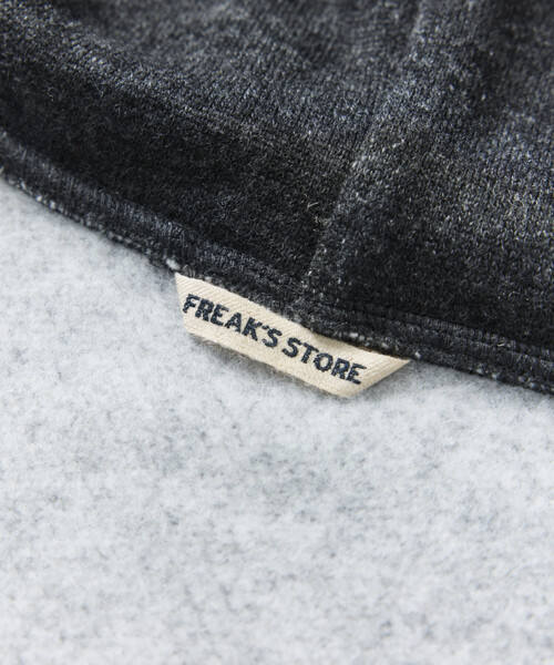 FREAK'S STORE(フリークスストア)の「リラックスフィット ウォッシャブル ウール コットン スウェット ジップパーカー(パーカー・メンズ・チャコールグレー/オレンジ/オフホワイト/グレー・MEDIUM/LARGE)」の14枚目の写真