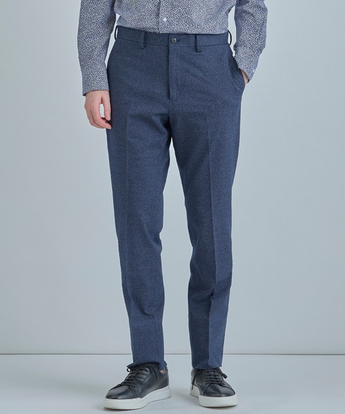 MEN'S BIGI（メンズビギ）の「【ACTIVE TAILOR/アクティブテイラー】ハイゲージツイル ジャージパンツ＜防シワ性＞＜ストレッチ＞（スラックス・メンズ・ブラック/ネイビー・01/02/03/04）」の2枚目の写真