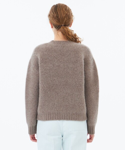 MACKINTOSH PHILOSOPHY（ﾏｯｷﾝﾄｯｼｭ ﾌｨﾛｿﾌｨｰ）の「【WEB&一部店舗限定】ヤクフォックスローゲージニット（ニット/セーター・レディース・グレー系その他2/ブラウン/グリーン・38）」の10枚目の写真