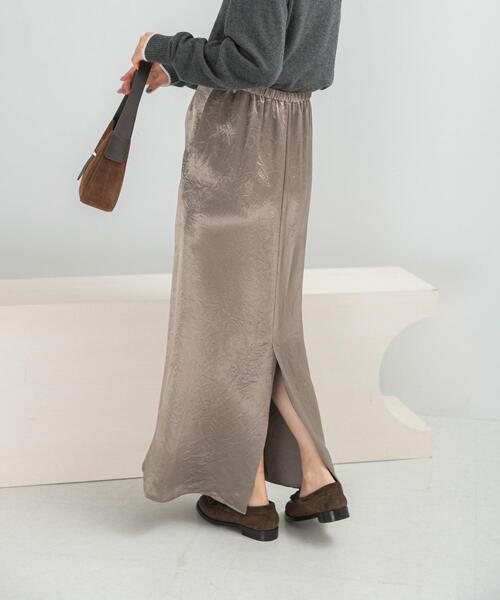 アーバンリサーチ ロッソ（URBAN RESEARCH ROSSO）/アセテートサテンストレートスカート セール】アセテートサテンストレートスカート（スカート）｜URBAN