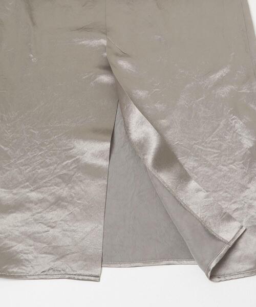 セール】アセテートサテンストレートスカート（スカート）｜URBAN