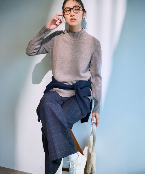 23区（ニジュウサンク）の「コットンカシミヤ ポケット カーディガン（カーディガン/ボレロ・レディース・ネイビー系/ライトグリーン系/アイボリー系/スカイブルー系/ライトイエロー系/レッド系・40/38）」の9枚目の写真