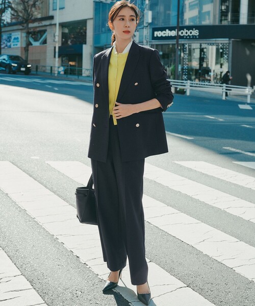 23区（ニジュウサンク）の「コットンカシミヤ ポケット カーディガン（カーディガン/ボレロ・レディース・ネイビー系/ライトグリーン系/アイボリー系/スカイブルー系/ライトイエロー系/レッド系・40/38）」の18枚目の写真